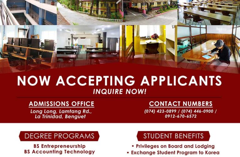 Concordia College of Benguet Offers Full and Partial Scholarships