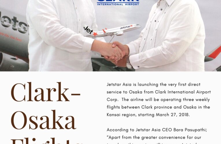 Clark-Osaka Flights Made Possible