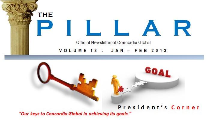 CIC Newsletter Volume 13 (“Our keys to Concordia Global in achieving its goals.”)