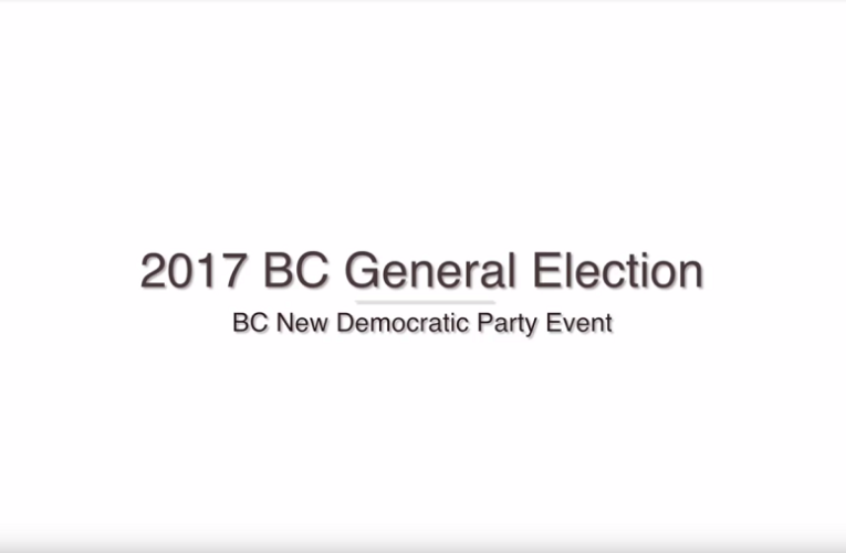 Joseph Lee, professor from CIU participates BC NDP Primary Election