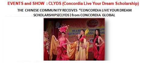 CIC Newsletter Volume 17 – EVENTS and SHOW : CLYDS (Concordia Live Your Dream Scholarship)